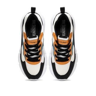 Foto 4 | Tenis 360 Filadelfia Sneaker Deportivo Blanco-naranja