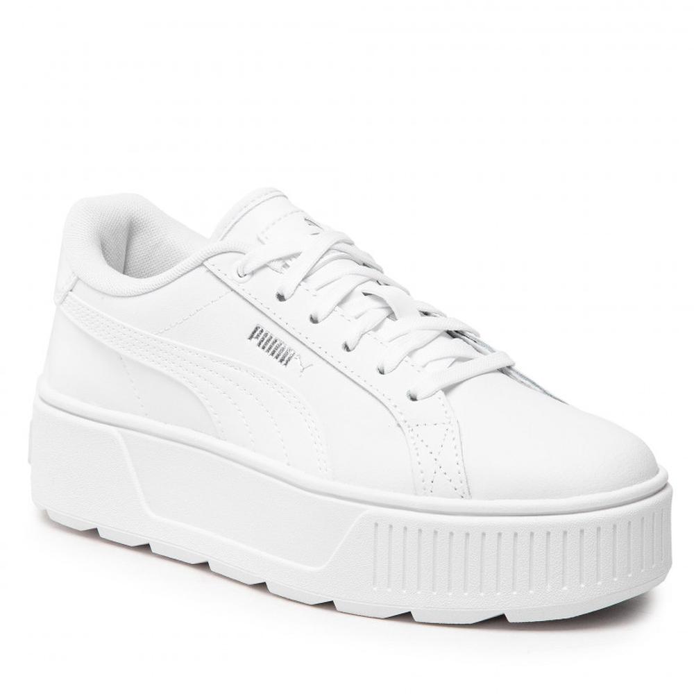 Foto 2 pulgar | Tenis Puma Casuales con Plataforma Blancos para Mujer