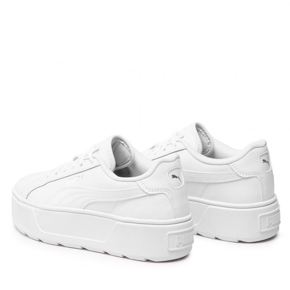 Foto 7 pulgar | Tenis Puma Casuales con Plataforma Blancos para Mujer