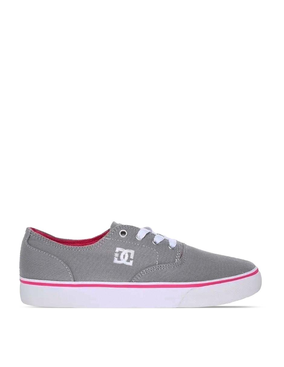 Foto 2 pulgar | Tenis DC Flash 2 Light Gray para Mujer Skate Sport Deportivo