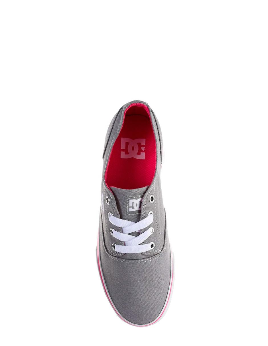 Foto 3 pulgar | Tenis DC Flash 2 Light Gray para Mujer Skate Sport Deportivo