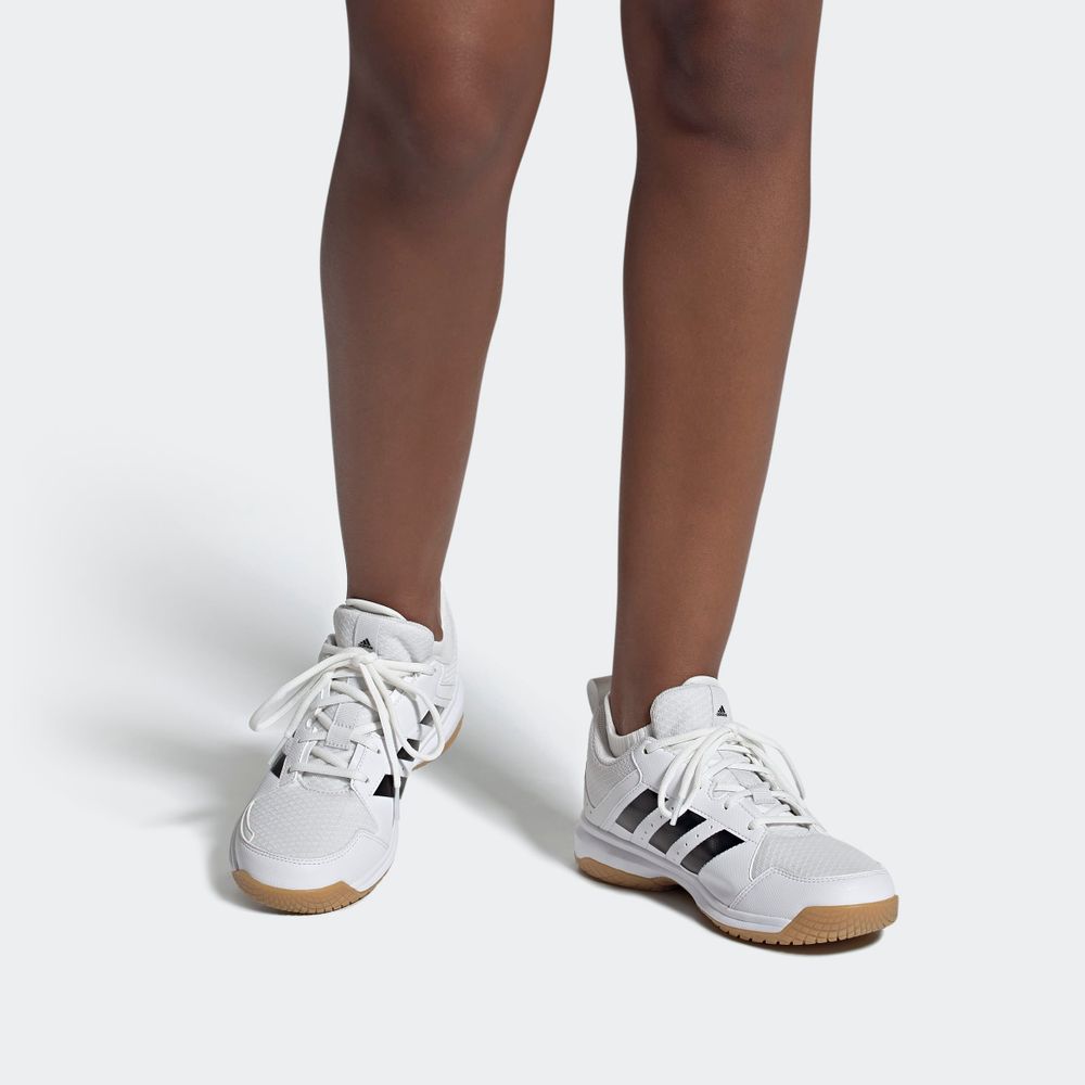 Foto 5 pulgar | Tenis Adidas Ligra 7 Blancos para Mujer