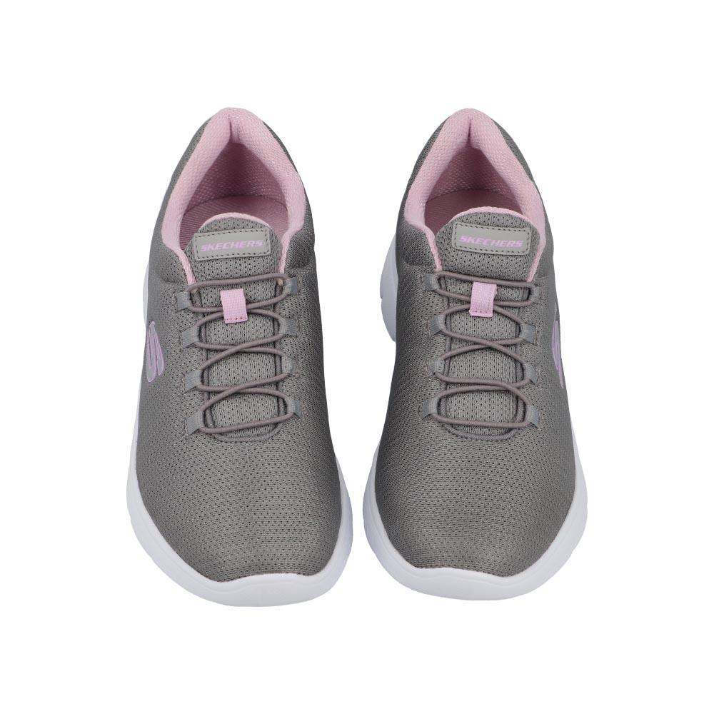 Foto 3 pulgar | Tenis Skechers Mujer color Gris para Dama Deportivos Cómodos