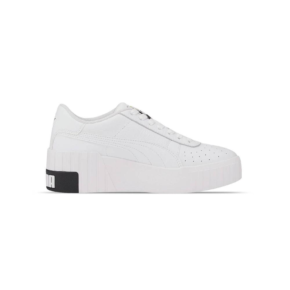 Foto 2 pulgar | Tenis Puma Cali Wedge de Plataforma Blancos para Mujer