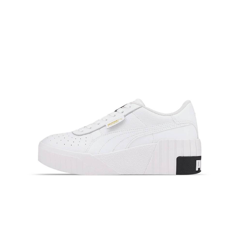 Foto 4 pulgar | Tenis Puma Cali Wedge de Plataforma Blancos para Mujer