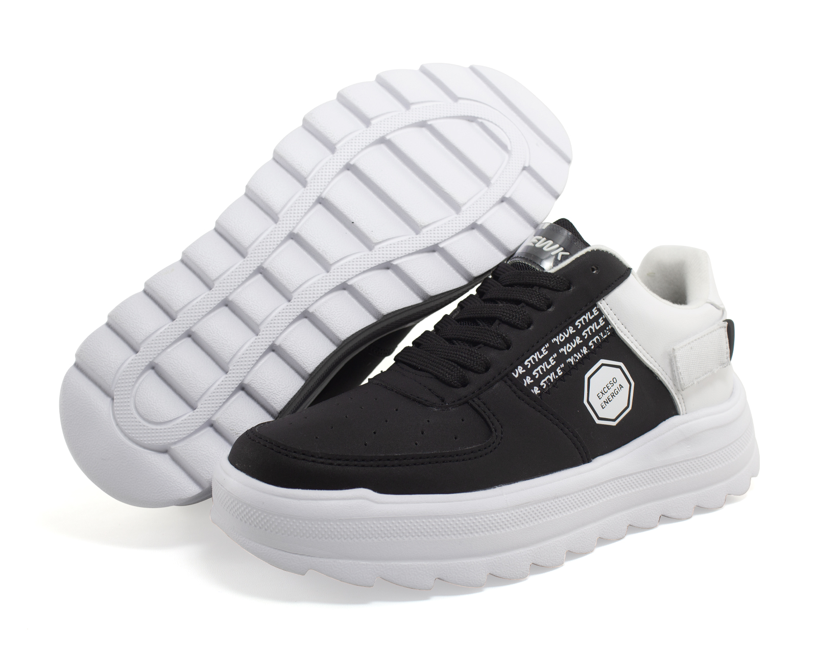 Tenis Newk Línea NK Keni color Negro para Mujer