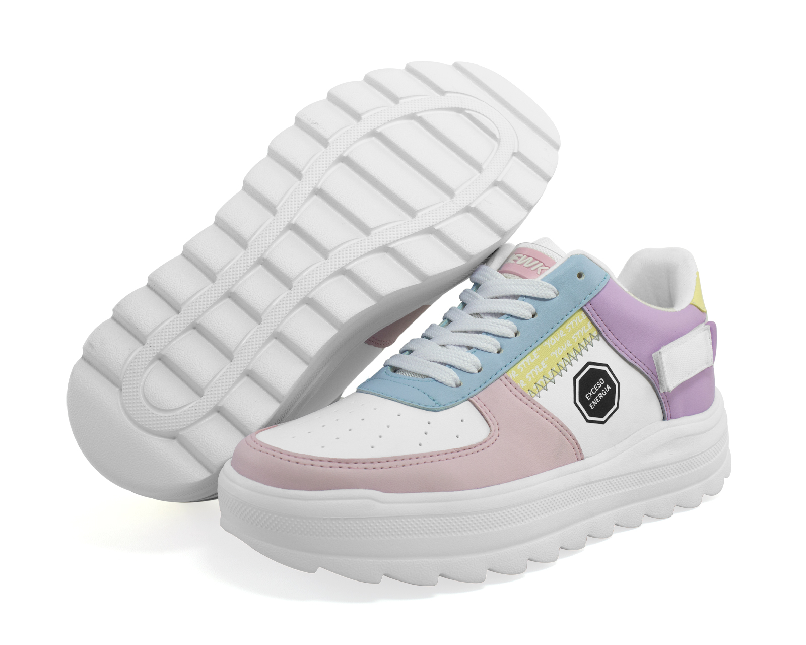 Tenis Newk Línea NK Keni Multicolor para Mujer