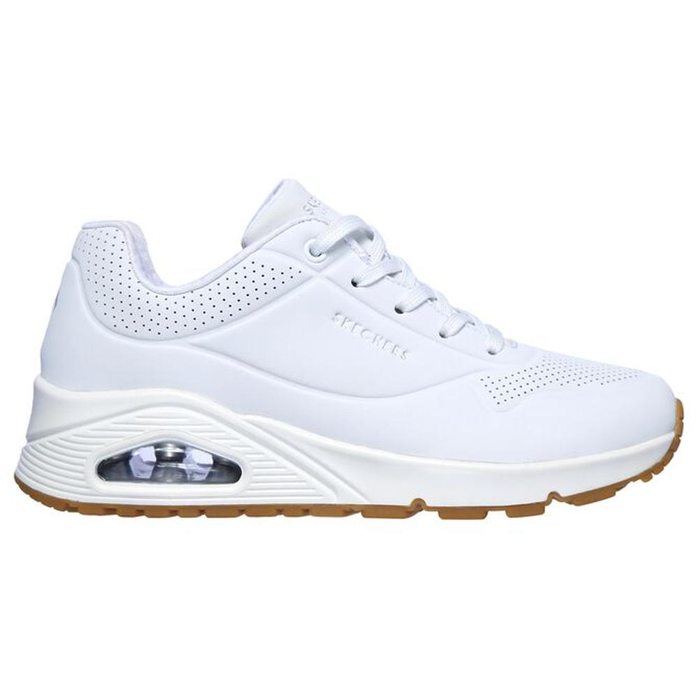 Tenis Skechers 73690 color Blanco Street Uno para Mujer