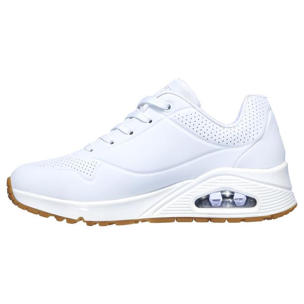 Foto 4 pulgar | Tenis Skechers 73690 color Blanco Street Uno para Mujer