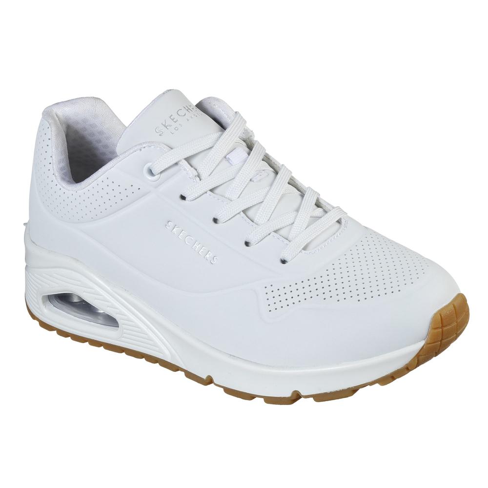 Foto 5 pulgar | Tenis Skechers 73690 color Blanco Street Uno para Mujer