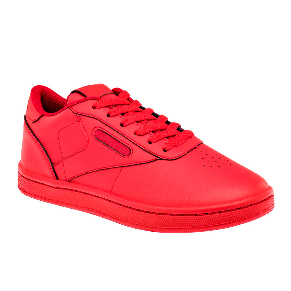 Tenis Racing Exterior Sintético Rbbasics color Rojo Para Mujer