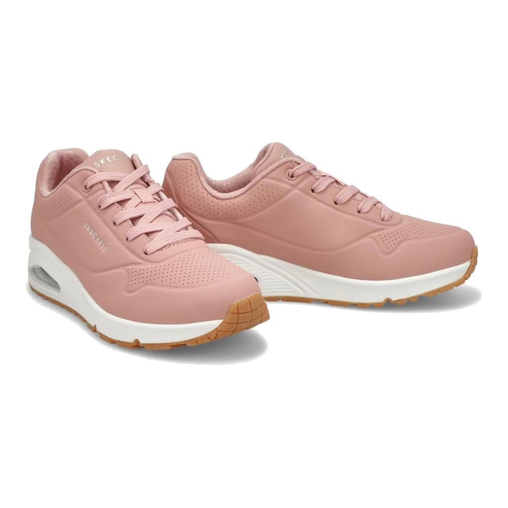 Foto 5 pulgar | Tenis Skechers Uno 73690BLSH color Rosa Cómodo Sport Caminar para Mujer