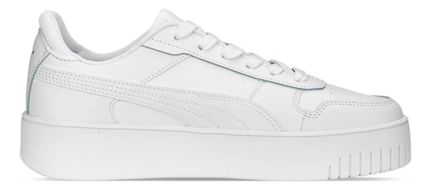 Foto 4 pulgar | Tenis Puma Carina Street 38939001 Blancos para Mujer