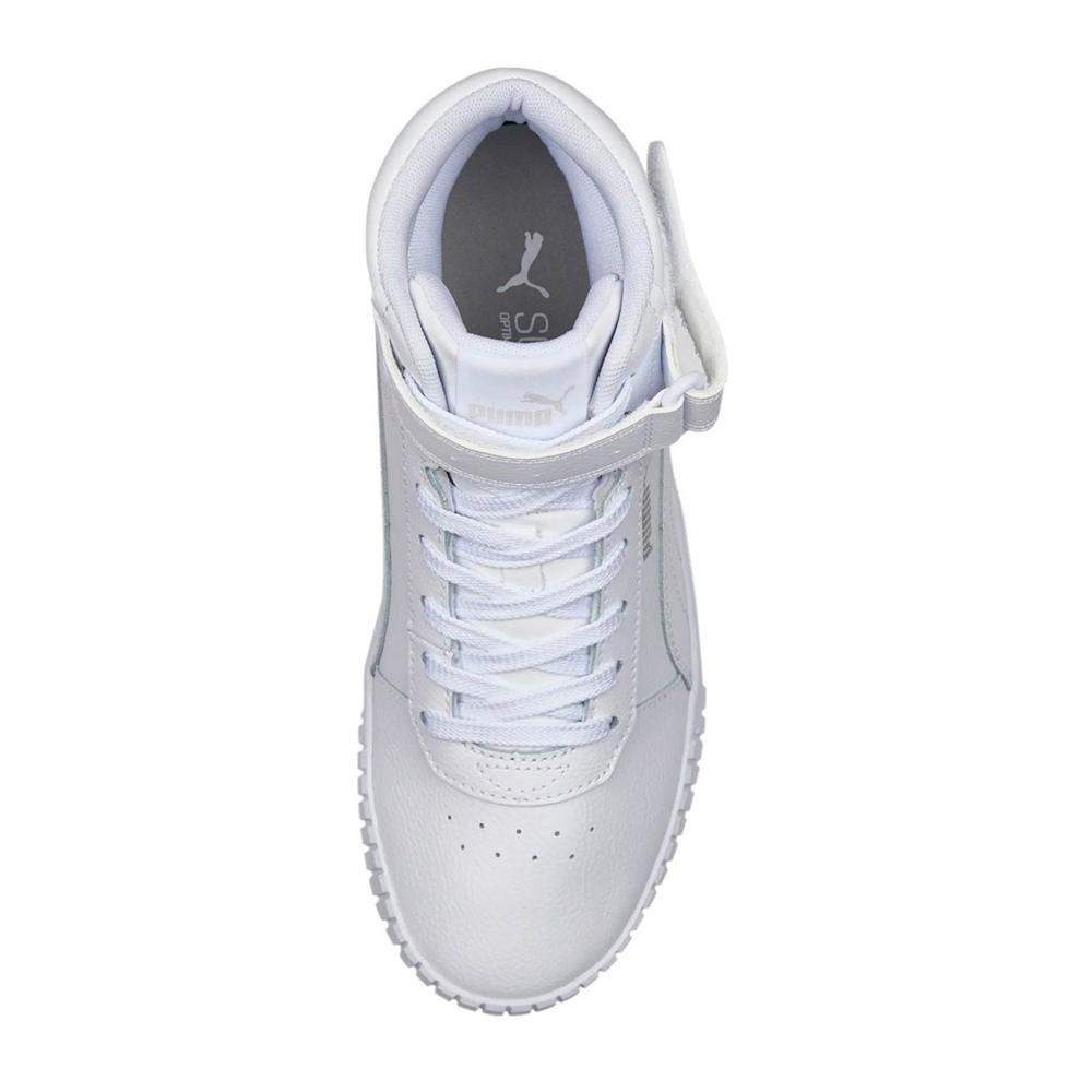 Foto 6 pulgar | Tenis Puma Carina 2.0 Mid Blancos para Mujer