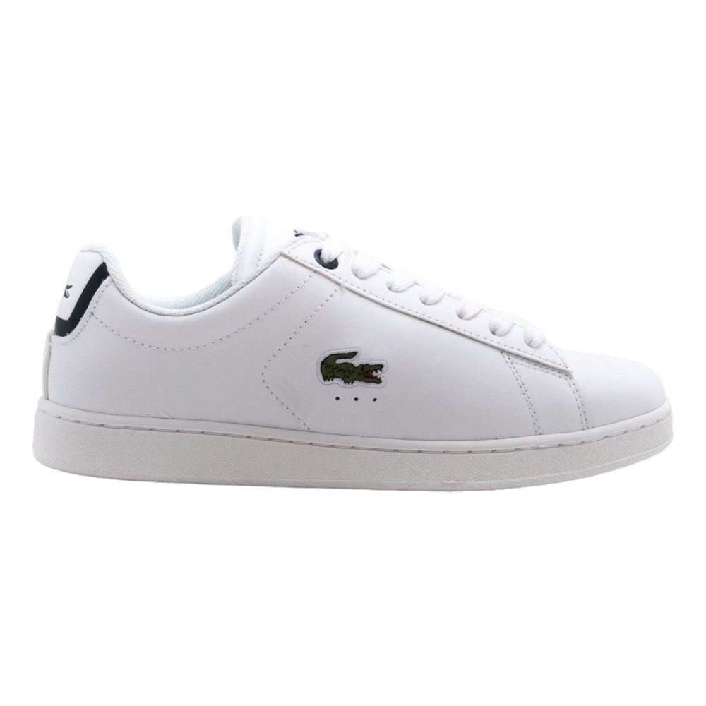 Tenis Lacoste Carnaby Blanco Con Azul Marino 41suj0003mx04