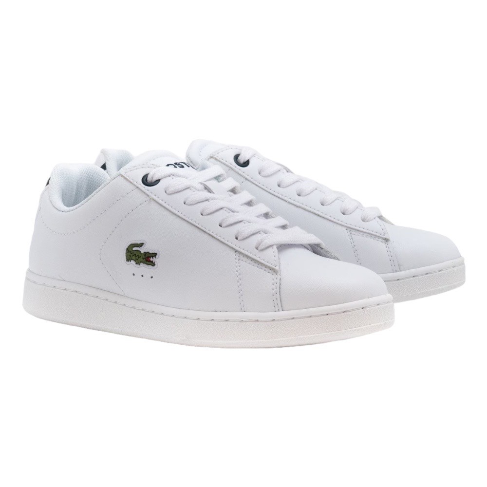 Foto 3 pulgar | Tenis Lacoste Carnaby Blanco Con Azul Marino 41suj0003mx04