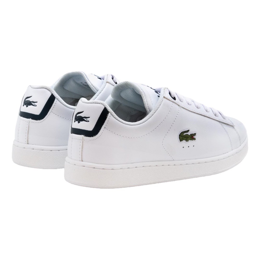 Foto 4 pulgar | Tenis Lacoste Carnaby Blanco Con Azul Marino 41suj0003mx04