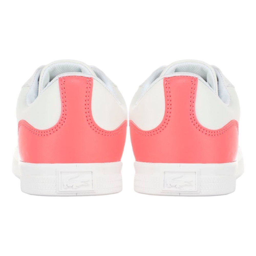 Foto 5 pulgar | Tenis Lacoste Lerond Blanco Con Dark Pink De Piel