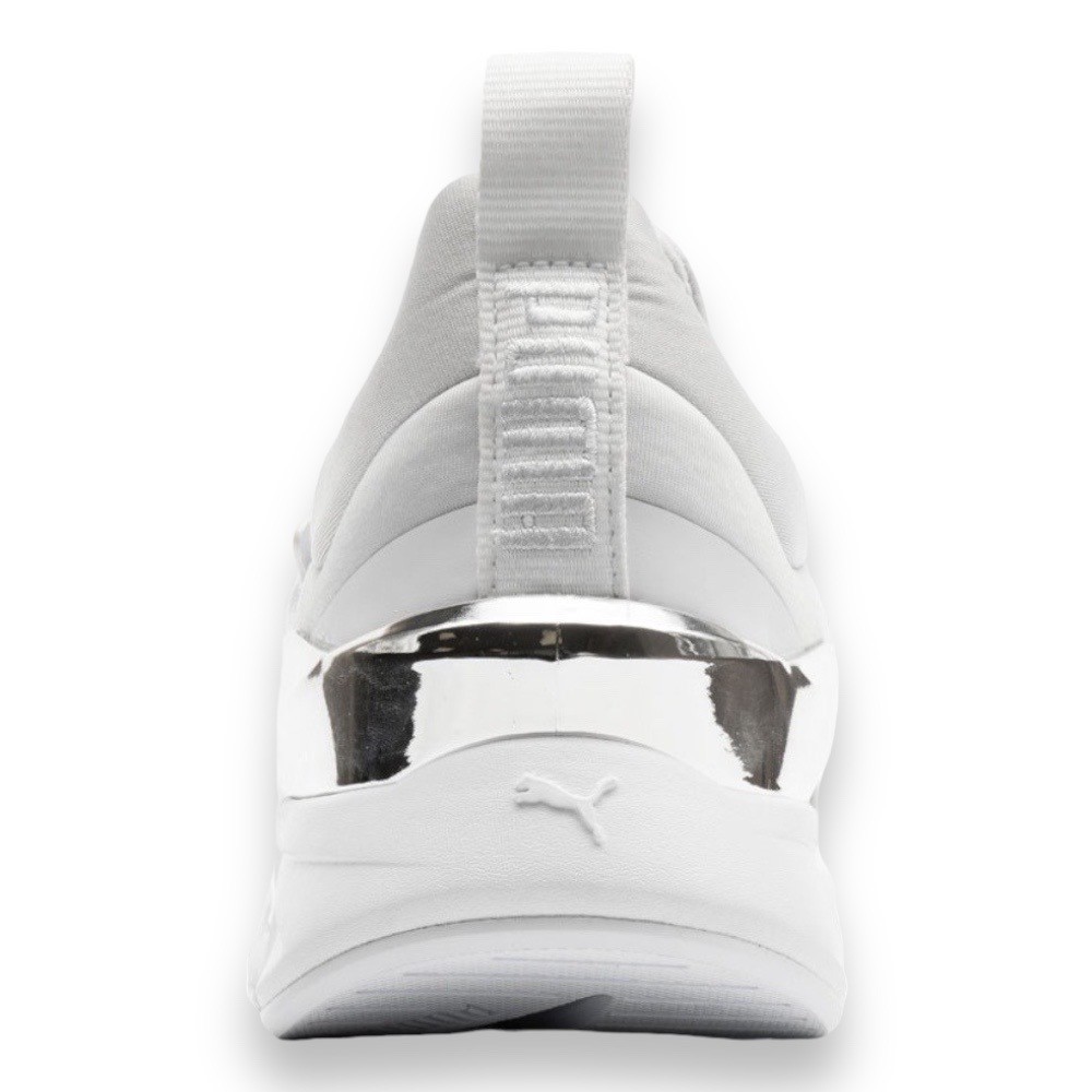 Foto 5 pulgar | Tenis Puma Muse X5 Metallic Blanco con Plateado para Mujer