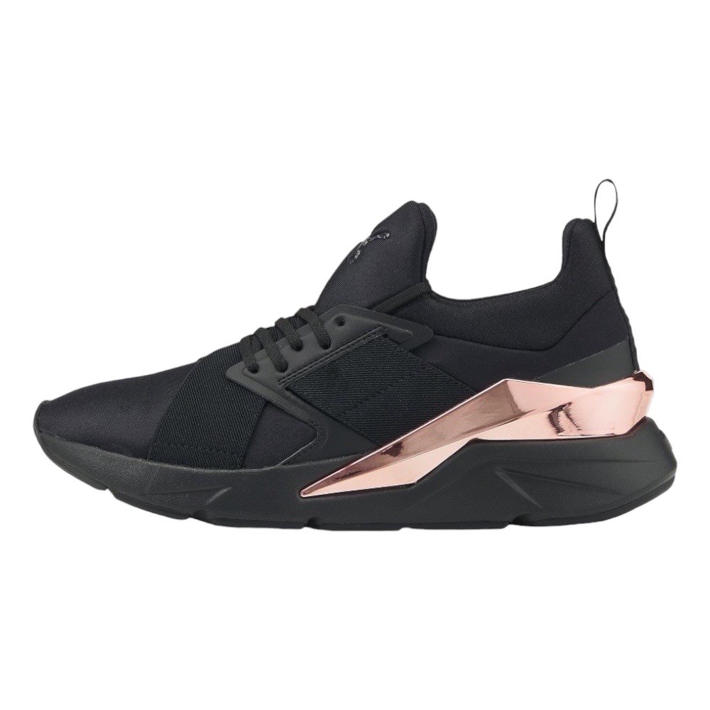 Foto 2 pulgar | Tenis Puma Muse X5 Metallic Negro con Rosa para Mujer