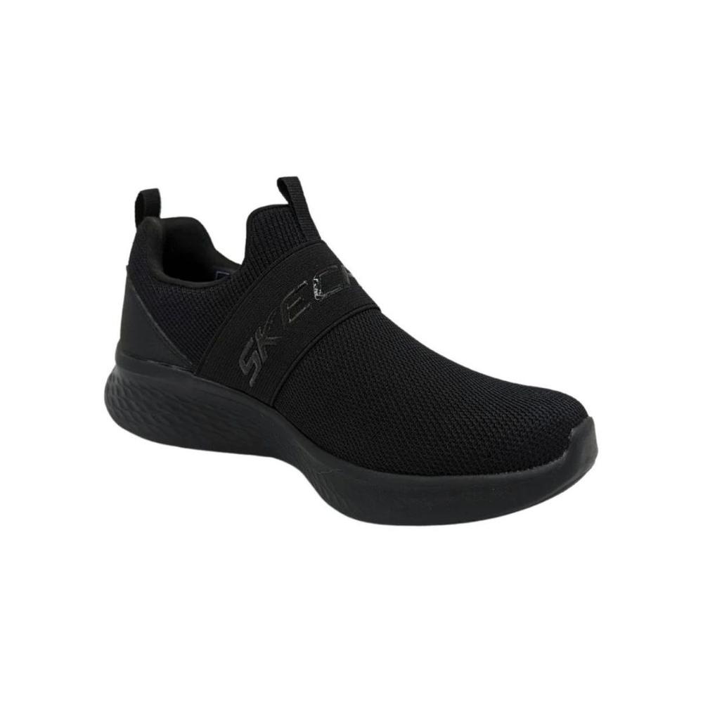 Foto 3 pulgar | Tenis Mujer Skechers Light Rush 149944 Textil Negro Color Negro