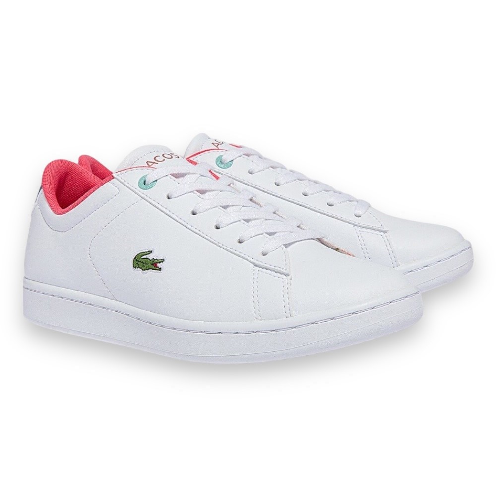 Foto 3 pulgar | Tenis Lacoste Carnaby Blancos para Mujer