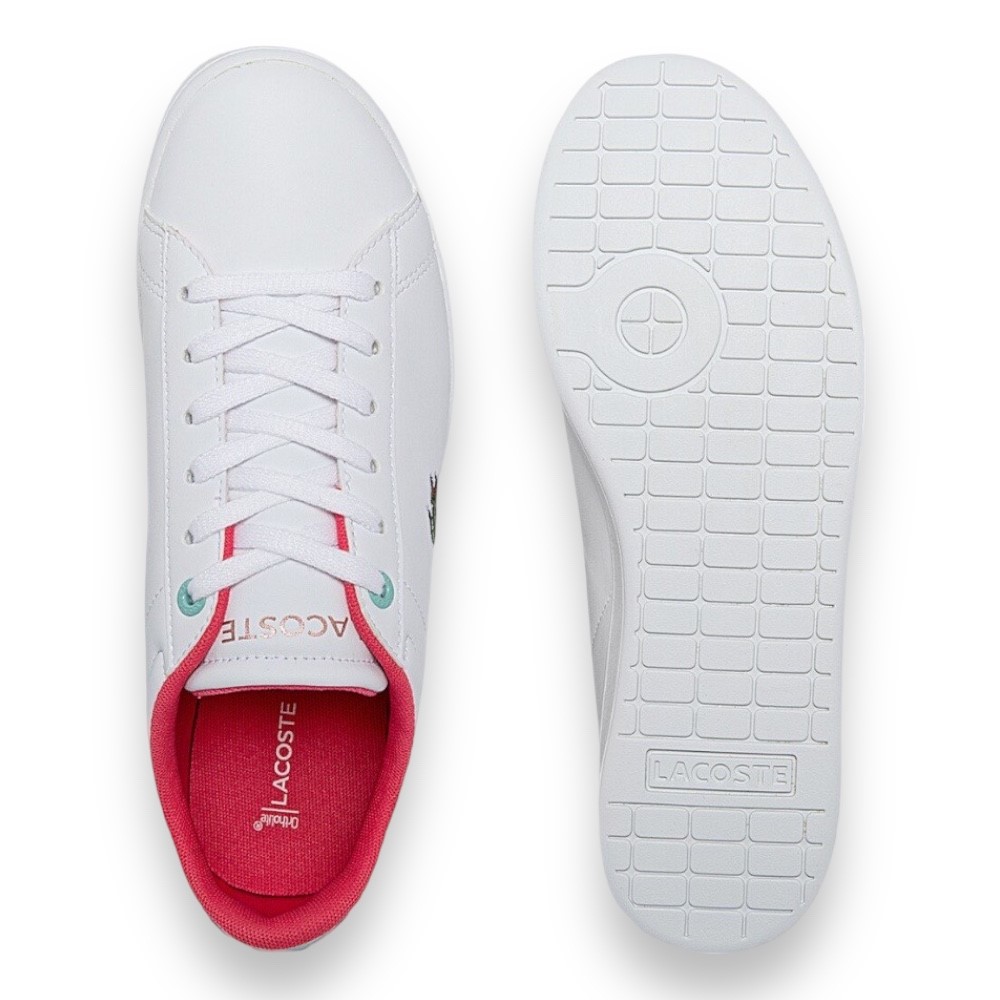 Foto 5 pulgar | Tenis Lacoste Carnaby Blancos para Mujer