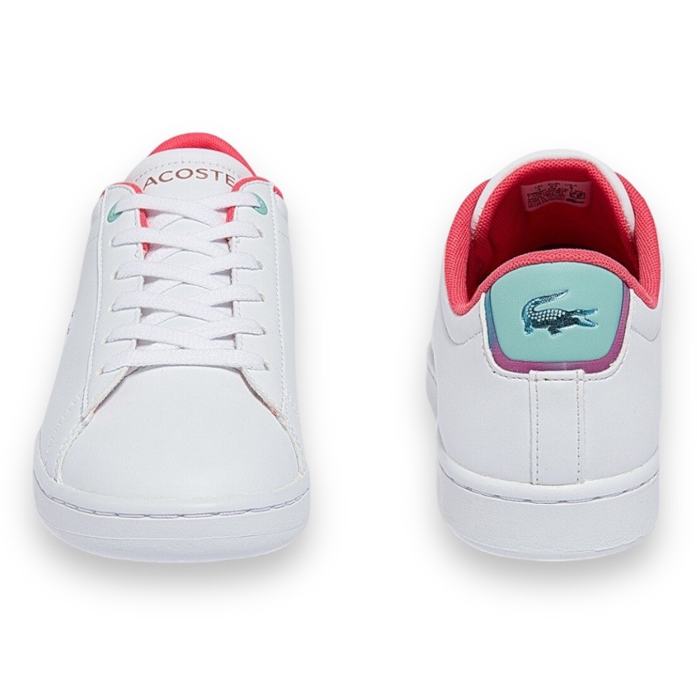 Foto 6 pulgar | Tenis Lacoste Carnaby Blancos para Mujer