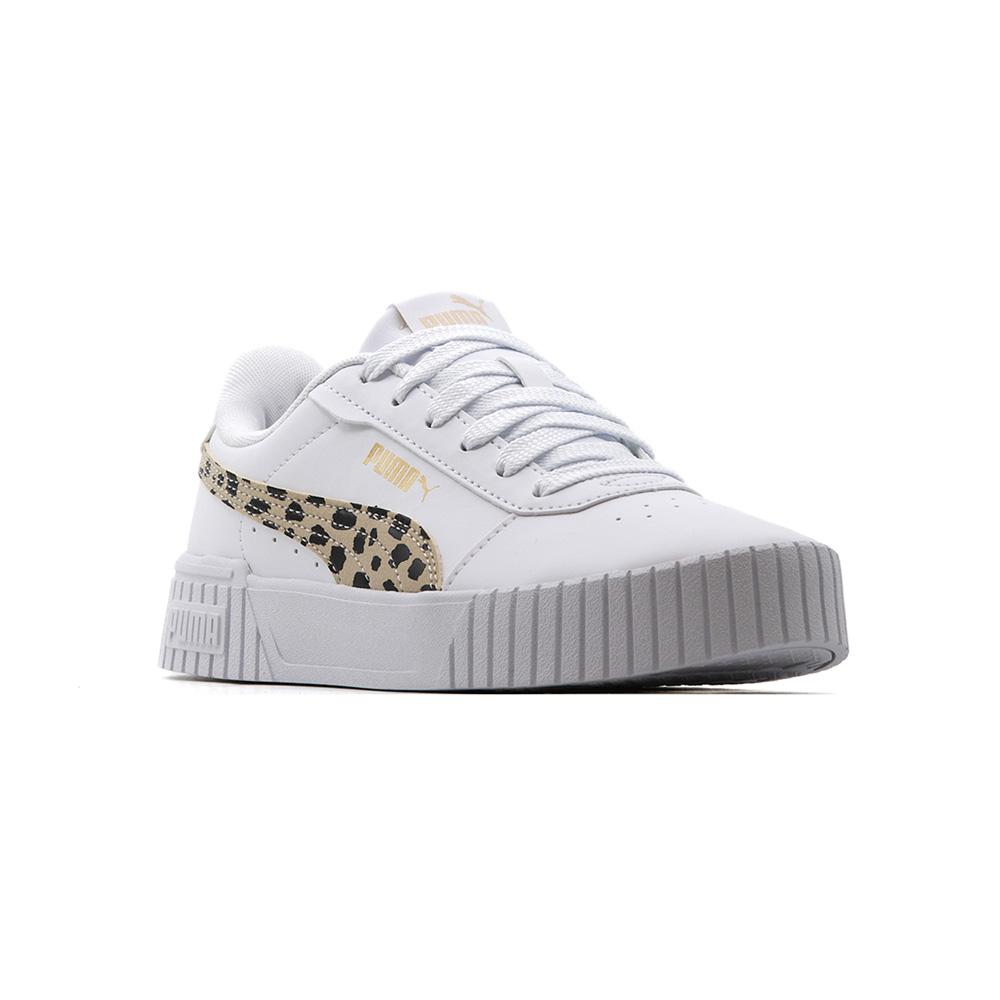 Foto 2 | Tenis Puma Carina 2.0 Animal Jr color Blanco para Mujer