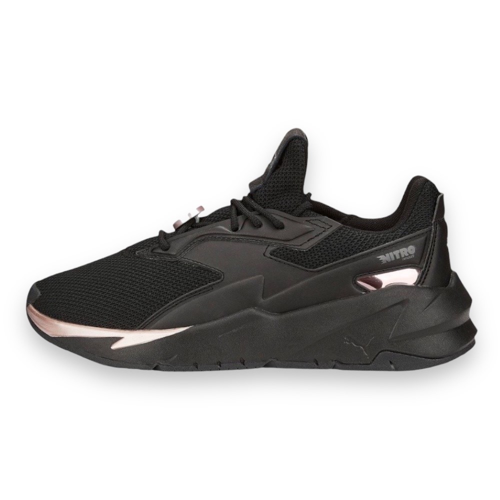 Tenis Puma Fier Nitro Metallic Negros para Mujer