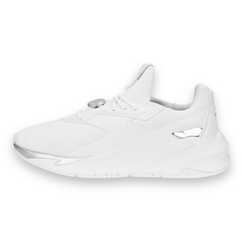 Foto 2 pulgar | Tenis Puma Fier Nitro Metallic Blancos para Mujer