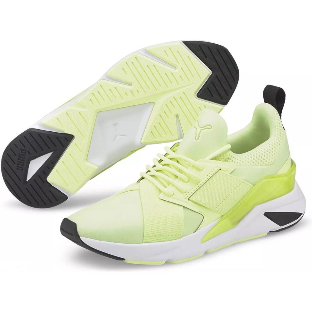 Tenis Puma 384098-02 Muse X5 Pop Verde Lima para Mujer