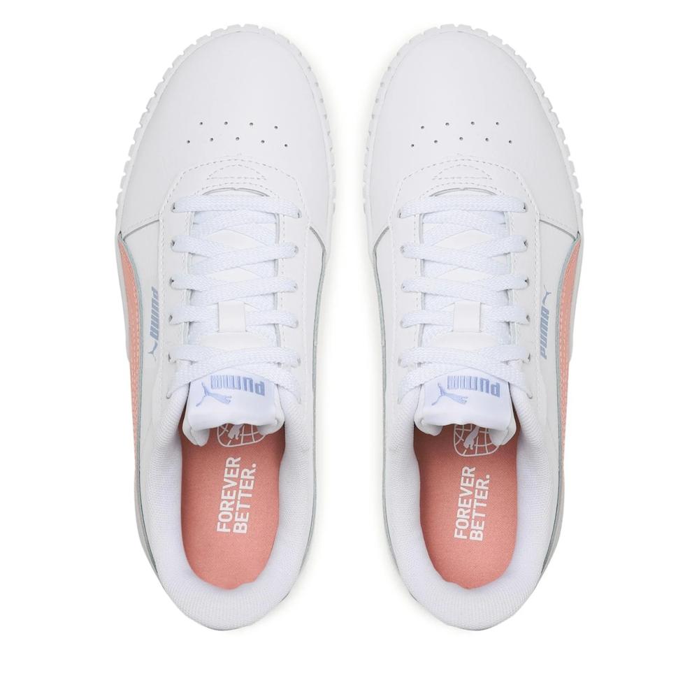 Foto 5 pulgar | Tenis Puma Carina 2.0 Jr 386185-12 Blancos para Mujer