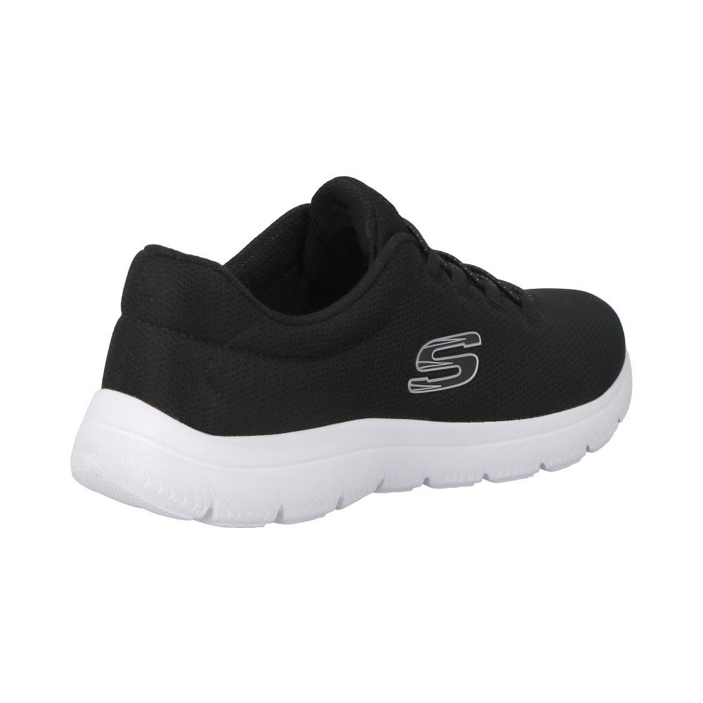 Foto 3 pulgar | Tenis Deportivos Skechers Mujer Deportivos Memory Foam Negro