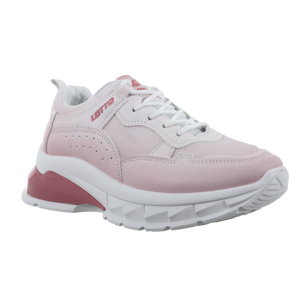 Tenis Deportivo Para Mujer Lotto Jann W  Rosa Claro-rosa