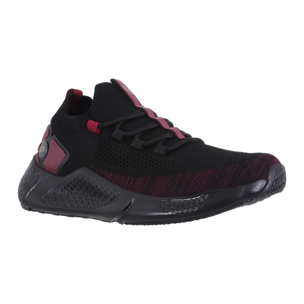 Tenis Dama Lotto Keane W       Negro-fucsia