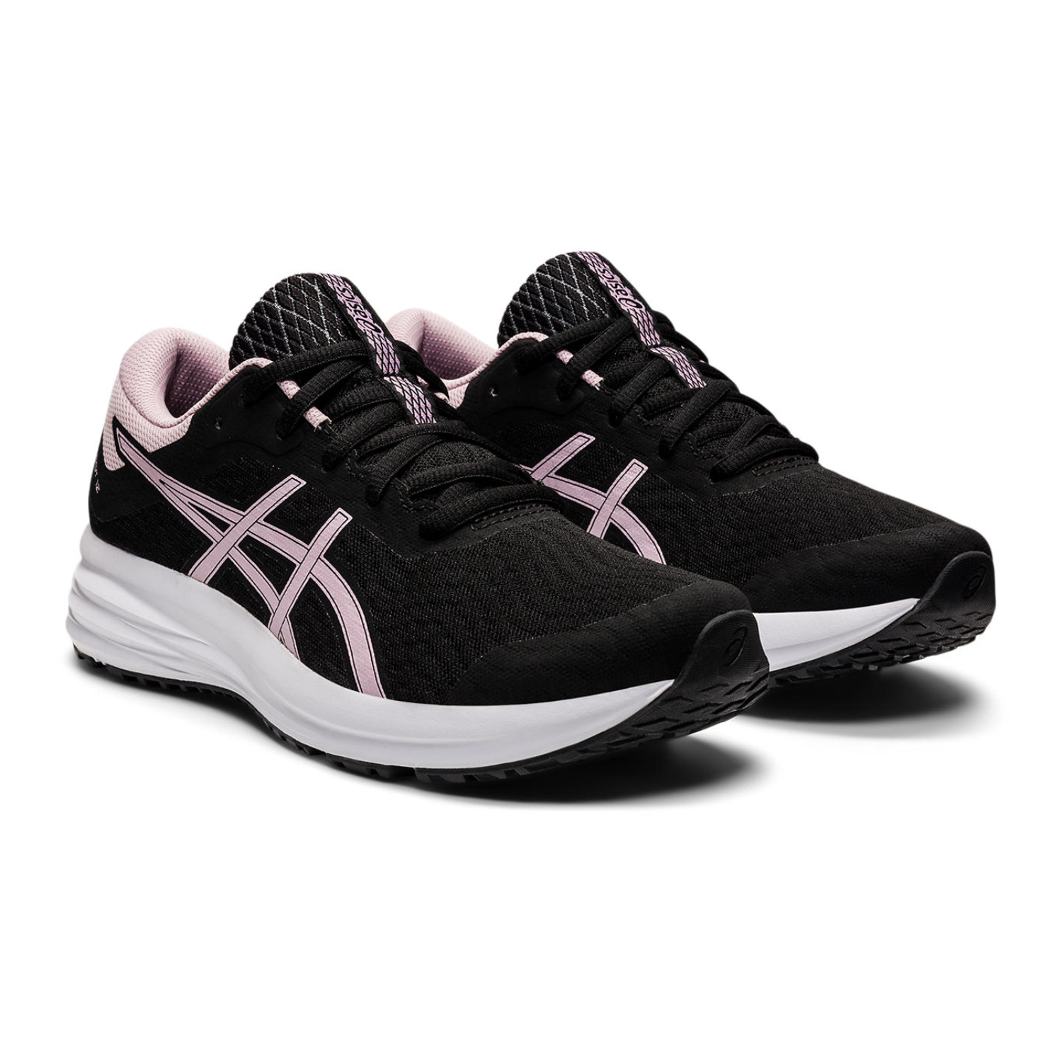 Tenis Asics Patriot 12 Para  Mujer Color Negro Modelo  1012a705007