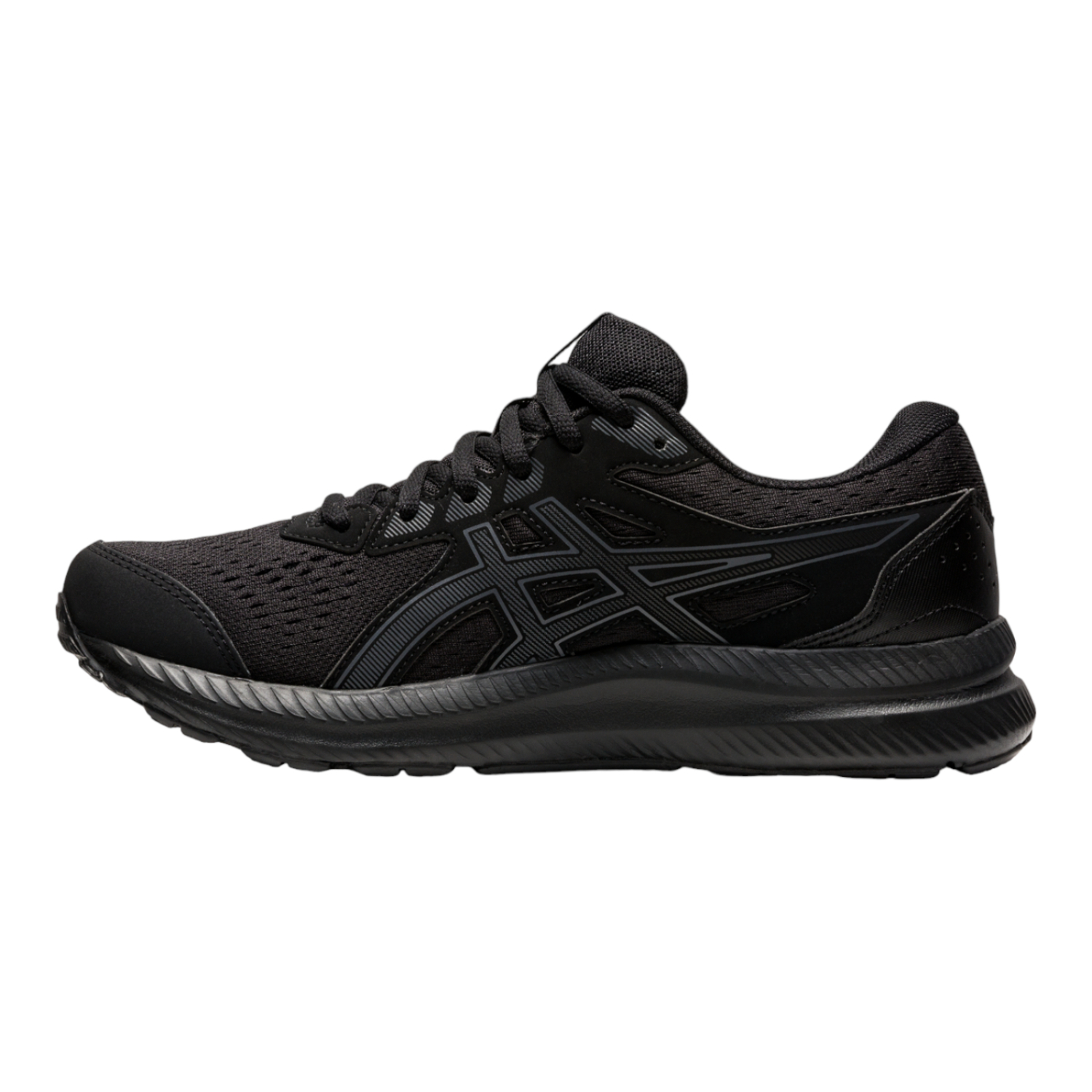 Foto 2 | Tenis Asics  Contend 8 Para Mujer Color  Negro  Modelo 1012b320001