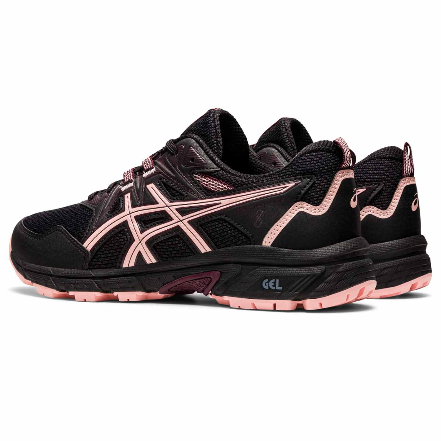 Foto 4 pulgar | Tenis Asics Venture 1012a708009 Negros para Mujer