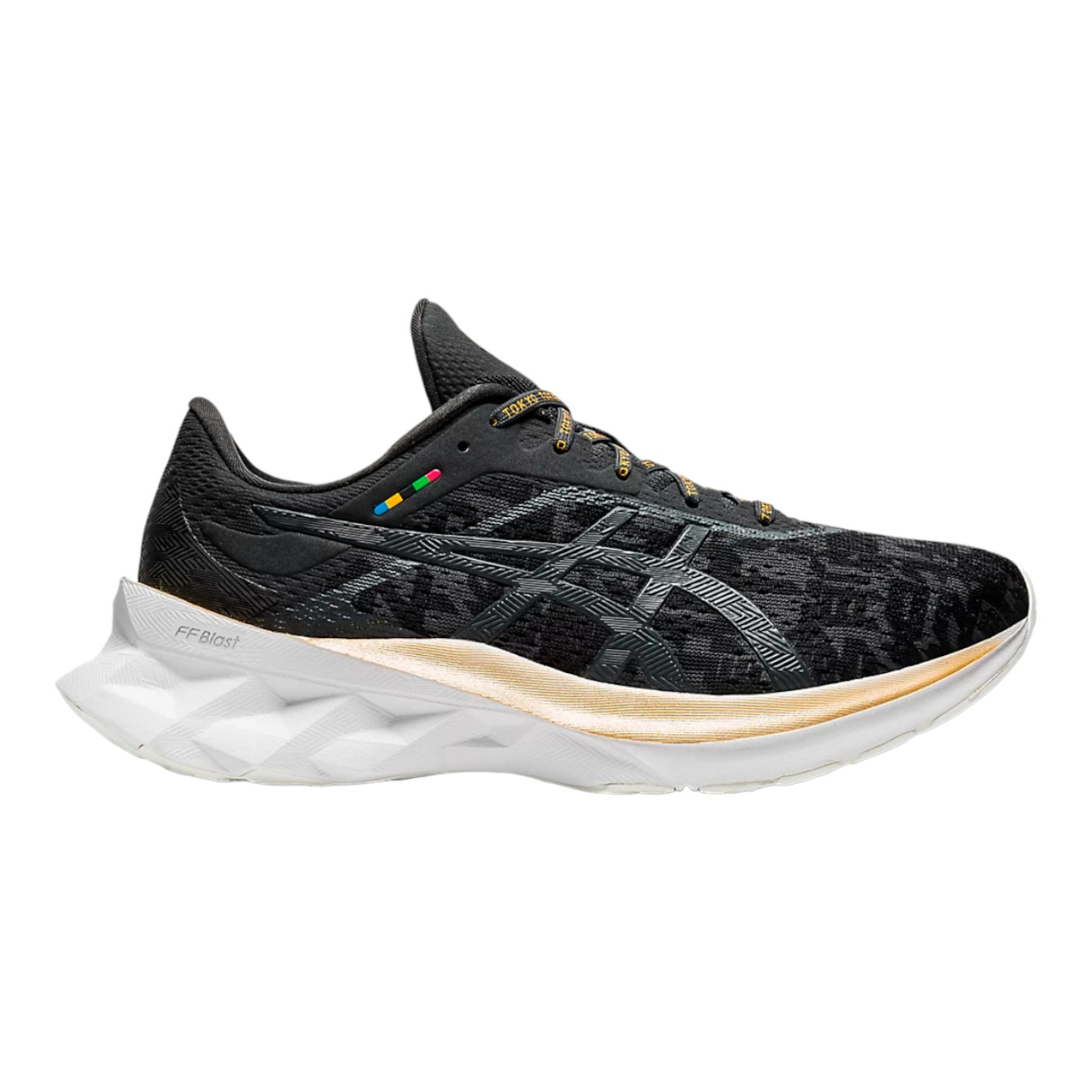 Foto 2 pulgar | Tenis Asics Novablast 1012a929001 Negros para Mujer