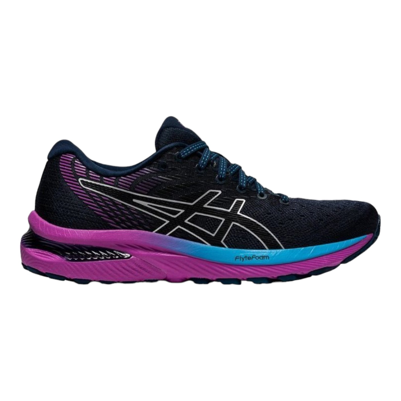 Foto 2 pulgar | Tenis Asics Gel-Cumulus 23 Azules 1012a741403 para Mujer