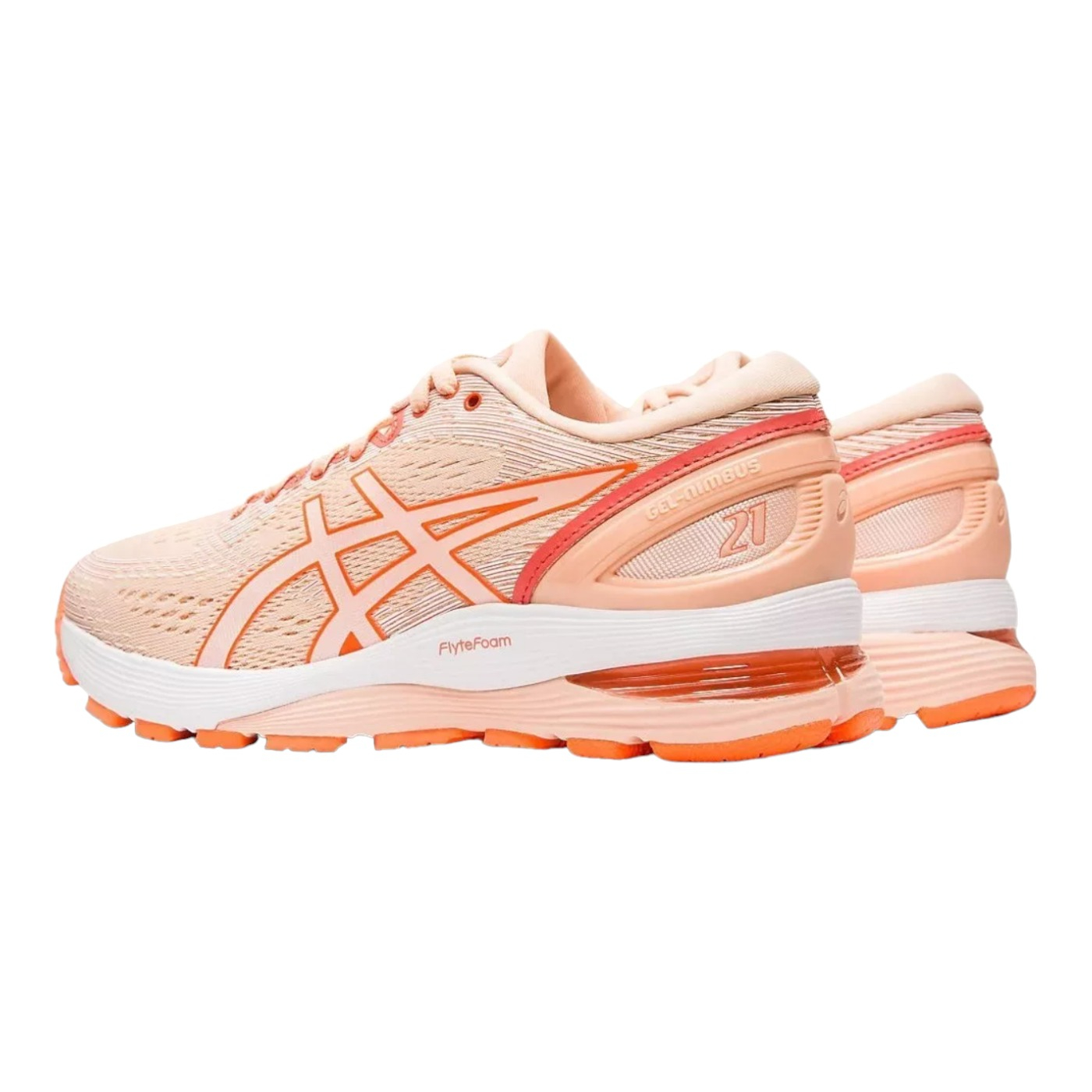 Foto 5 pulgar | Tenis Asics Gel Nimbus 21 Rosas 1012a156701 para Mujer