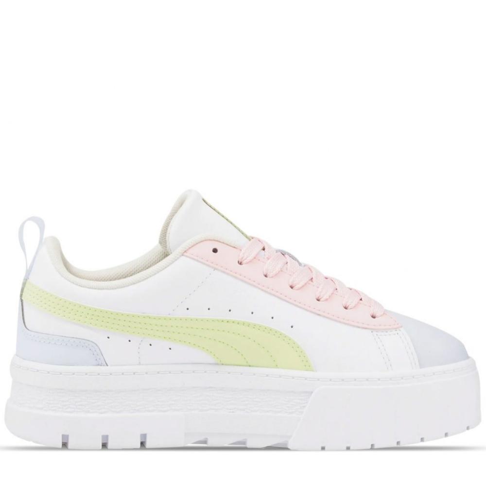 Foto 3 pulgar | Tenis Puma Mayze Lth Pop 385591-02 Blancos para Mujer