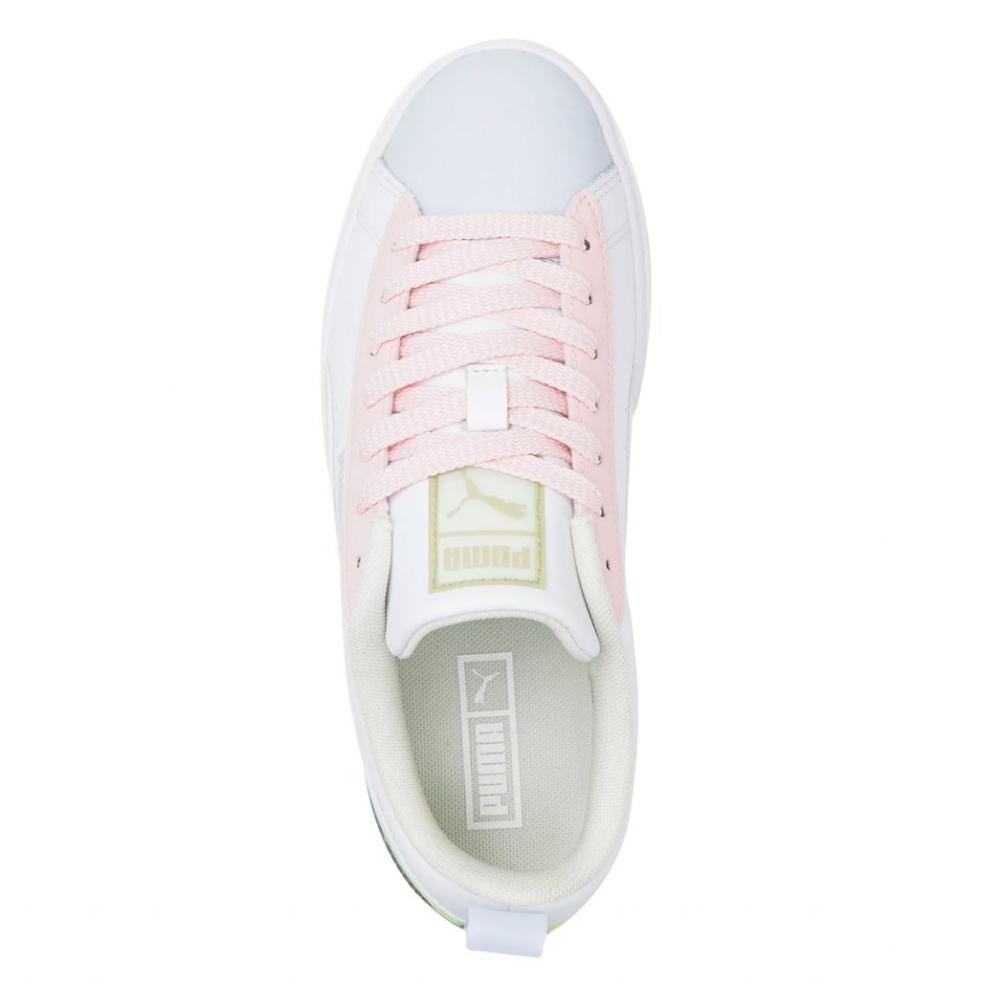 Foto 4 pulgar | Tenis Puma Mayze Lth Pop 385591-02 Blancos para Mujer