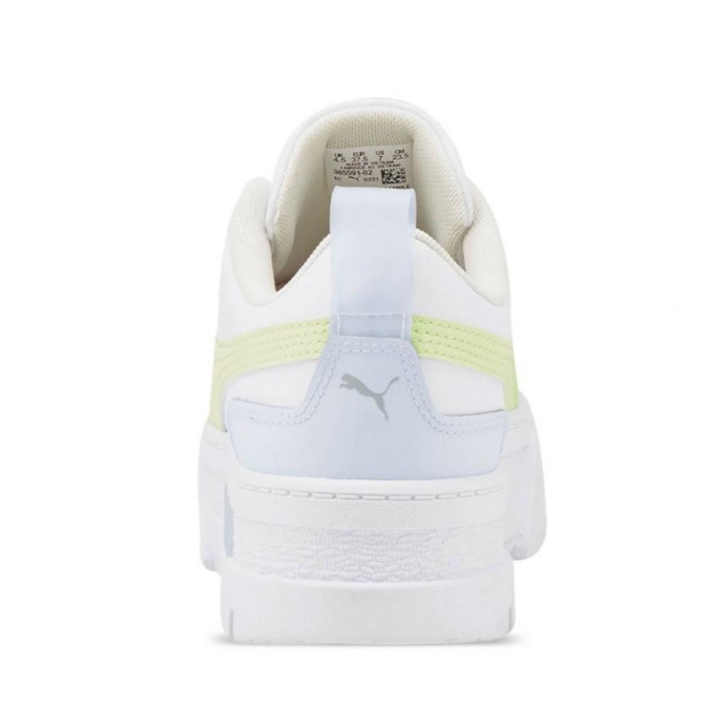 Foto 4 | Tenis Puma Mayze Lth Pop 385591-02 Blancos para Mujer