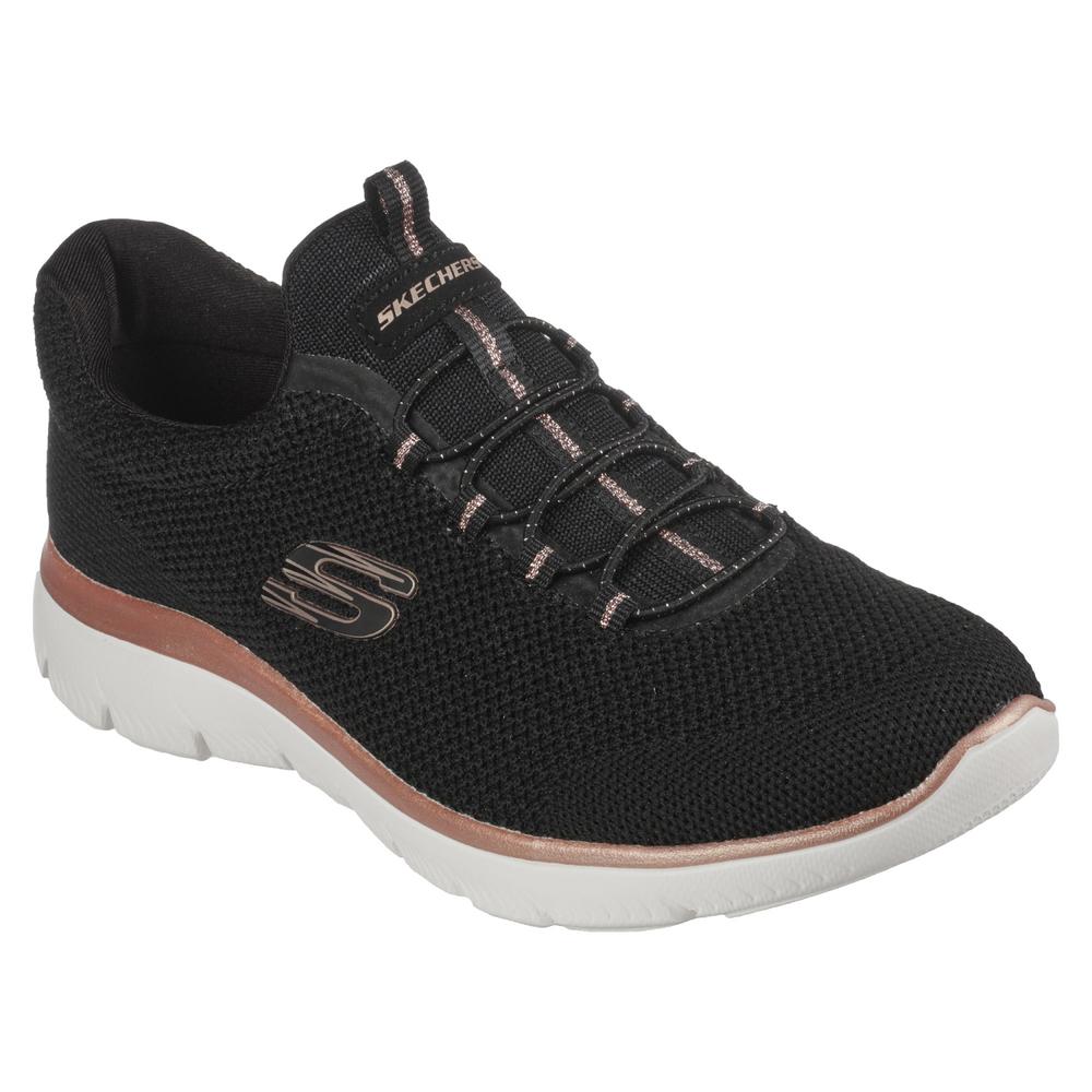 Foto 4 pulgar | Tenis Skechers Summits 149206bkrg Negros para Mujer