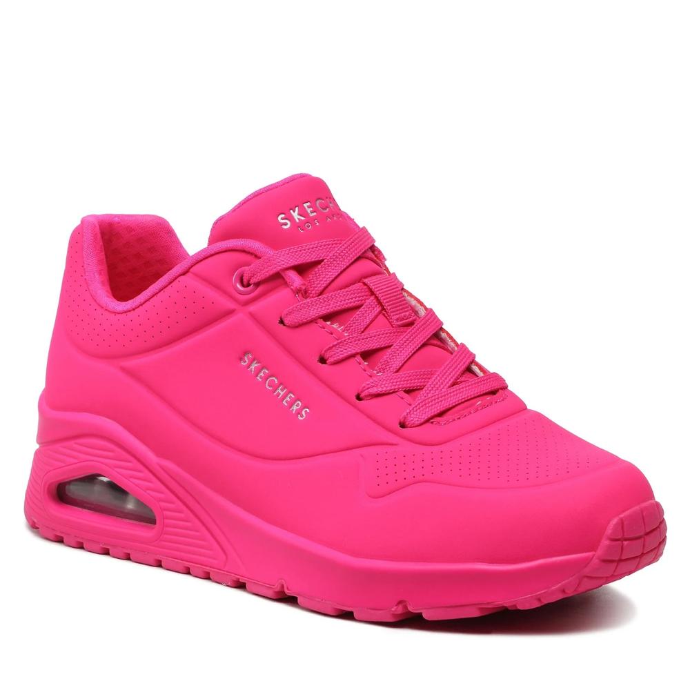 Foto 2 pulgar | Tenis Skechers Uno 73667htpk Fucsia para Mujer