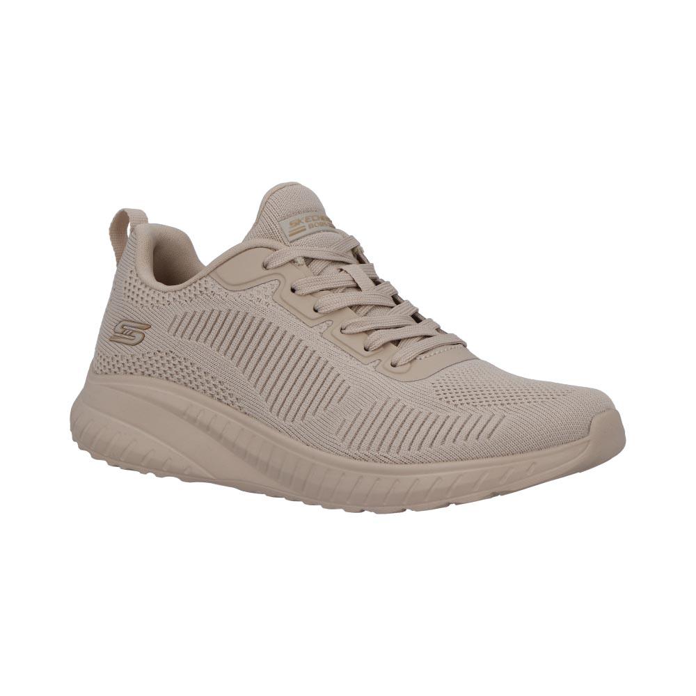 Foto 2 pulgar | Tenis Skechers Memory Foam Trainning Deportivos Sport Beige