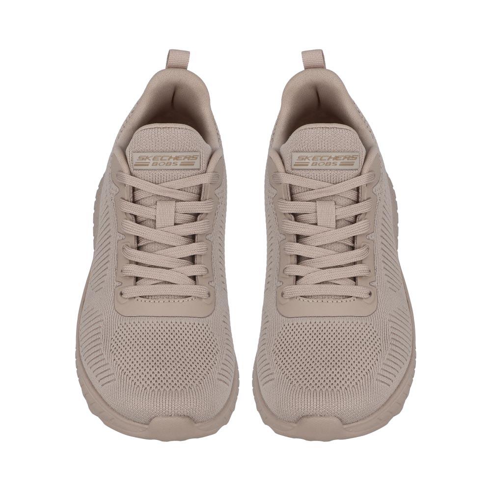 Foto 5 pulgar | Tenis Skechers Memory Foam Trainning Deportivos Sport Beige