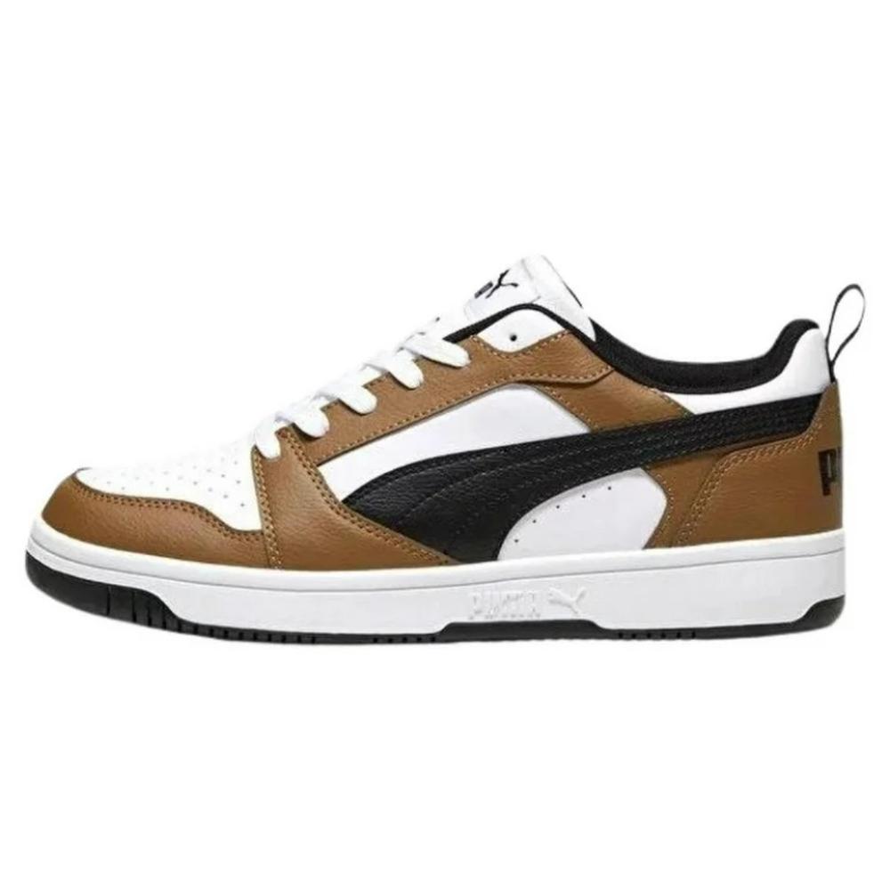 Foto 2 pulgar | Tenis Puma Rebound V6 Low 392328-07 Cafés Unisex